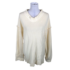 Unisex Arket - Kootud tuunika, suurus 36 - Looduslik valge (1)