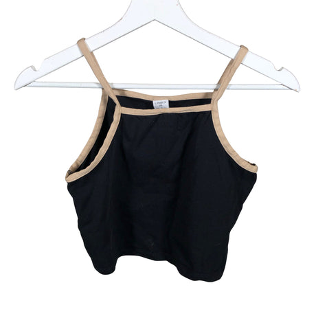 Unisex Lindex - Trikotaažist topp, suurus 158 - 164 - Must ()