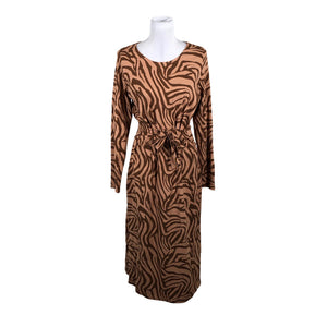 Unisex Kaiko - Trikotaažist kleit, suurus 38 - Pruun (1)