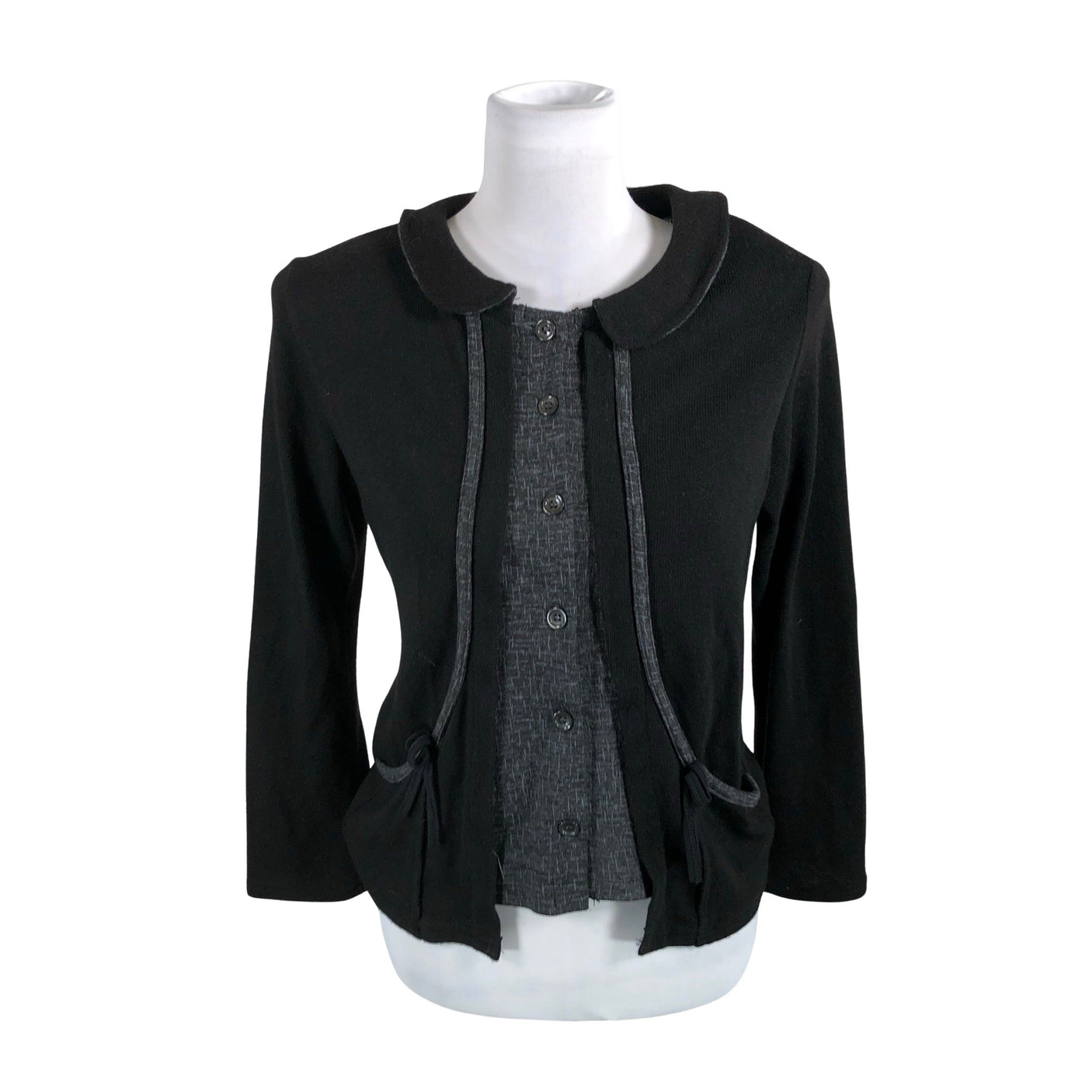 Unisex Veti Style - Kardigan, suurus 40 - Must (1)