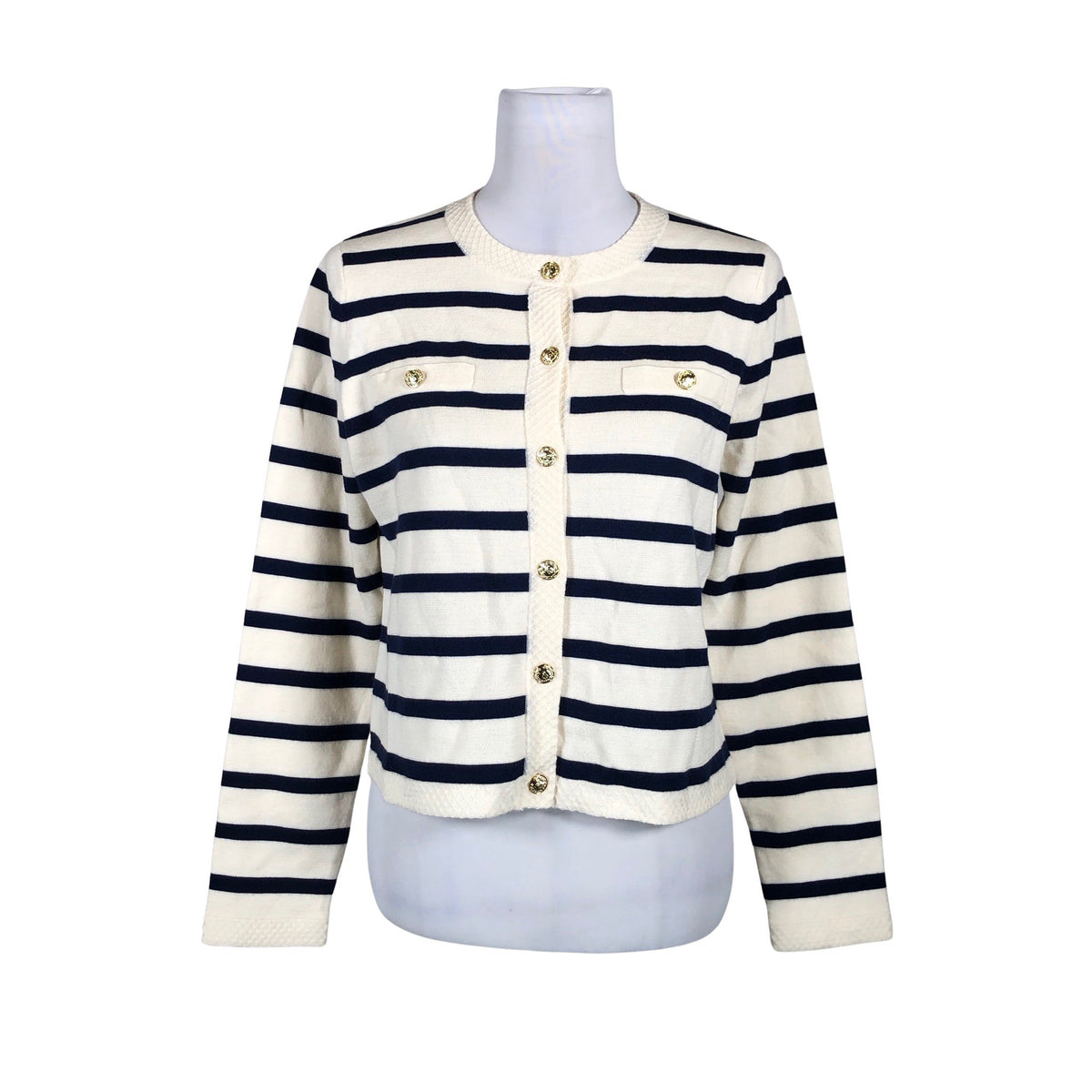 Unisex Lilysilk - Kardigan, suurus 38 - Looduslik valge (1)