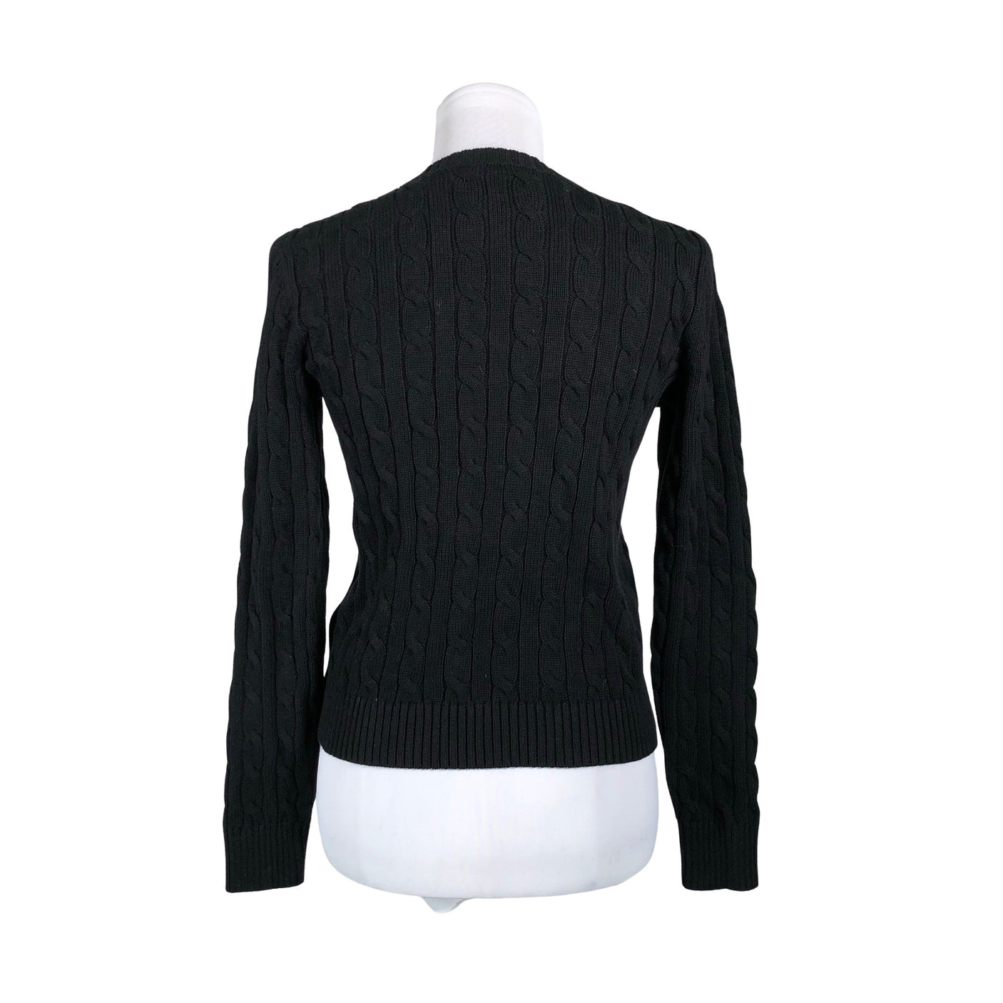 Unisex Lauren Ralph Lauren - Kardigan, suurus 38 - Must (2)