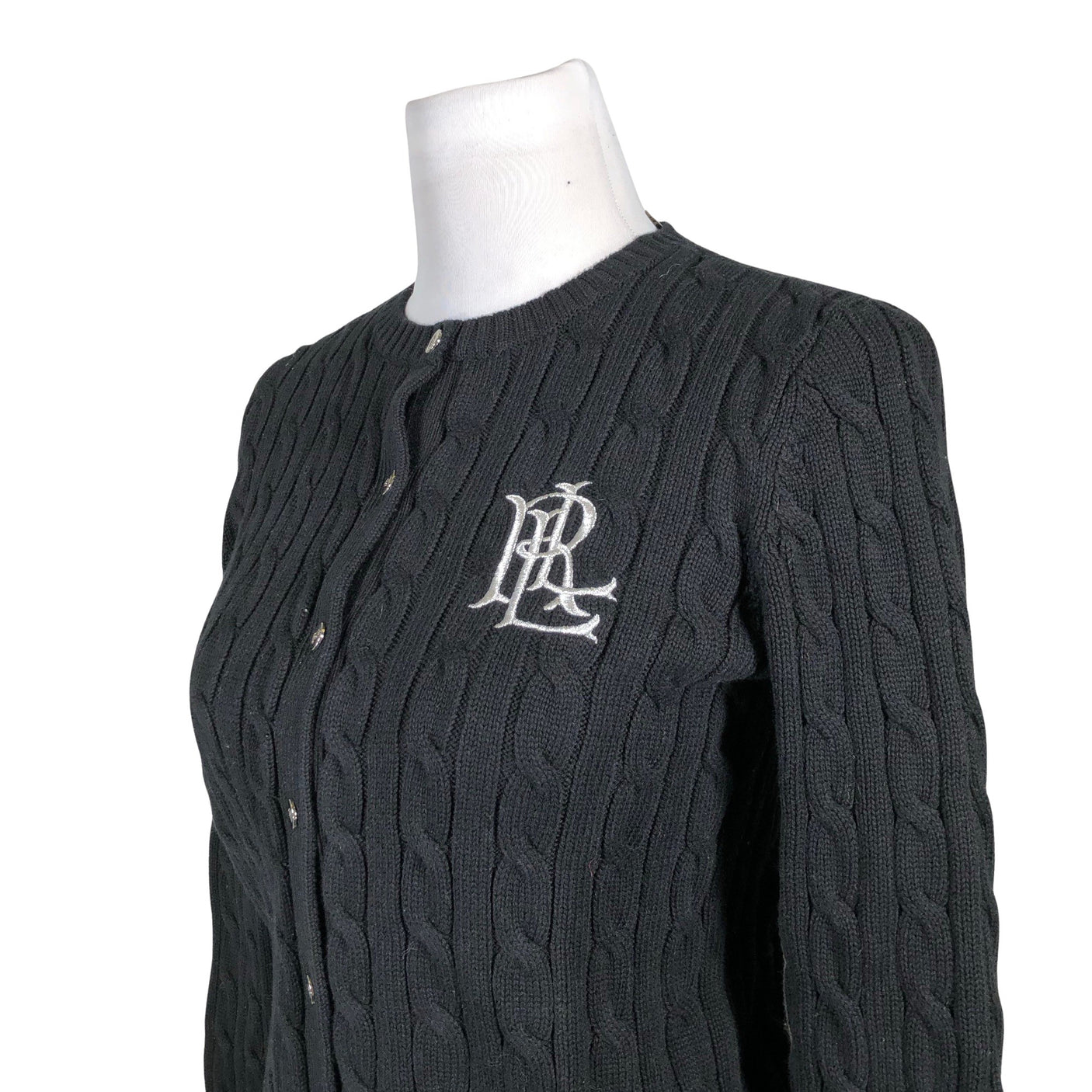 Unisex Lauren Ralph Lauren - Kardigan, suurus 38 - Must (3)