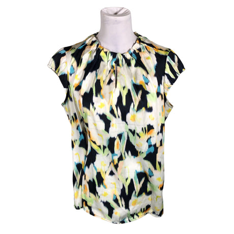 Unisex Comma - Lühikeste käistega pluus, suurus 40 - Roheline ()