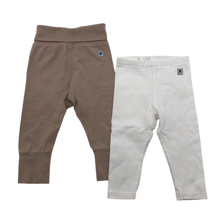 Unisex Polarn O. Pyret - Trikotaažist püksid, suurus 62 - 68 - Beige ()