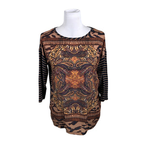 Unisex Betty Barclay - Pluus, suurus 36 - Pruun (1)