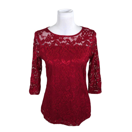 Unisex S.T.I - Pidulik pluus, suurus 38 - Veinipunane ()