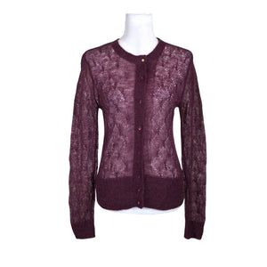 Unisex Noa Noa - Kardigan, suurus 38 - Veinipunane (1)