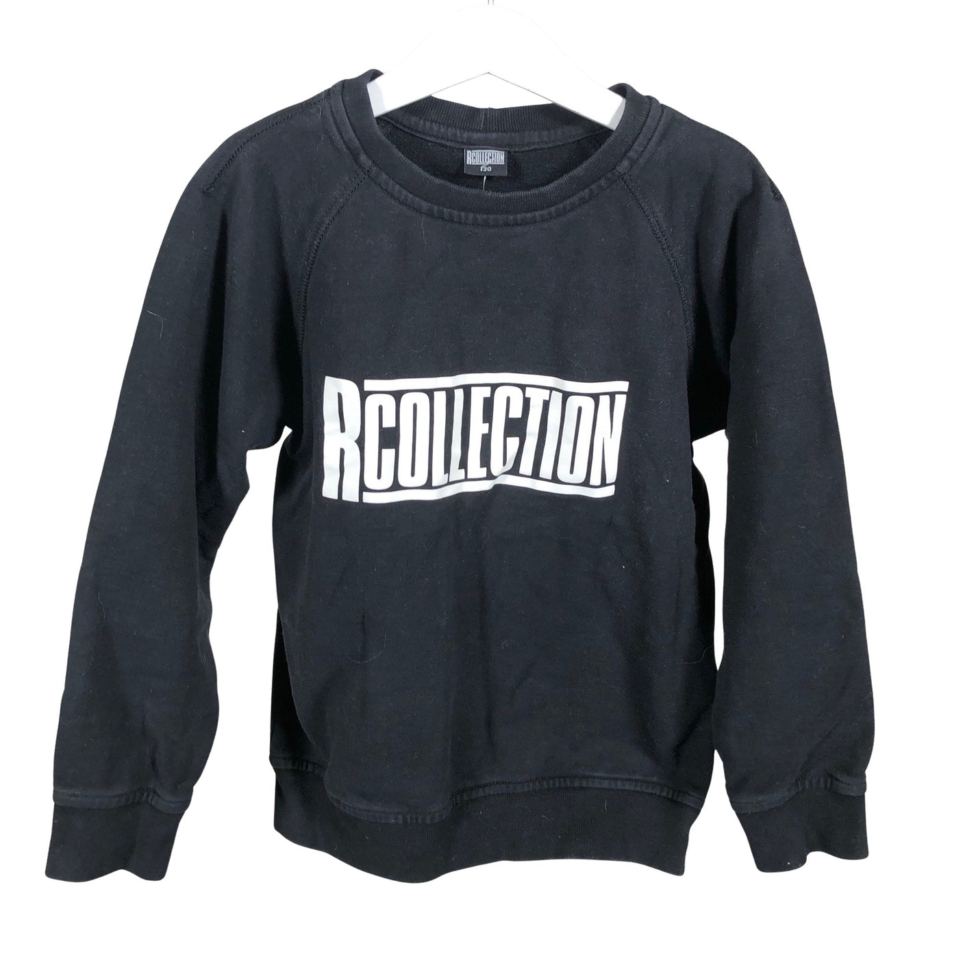Unisex R-collection - Dressikangast pluus, suurus 128 - 134 - Must (1)