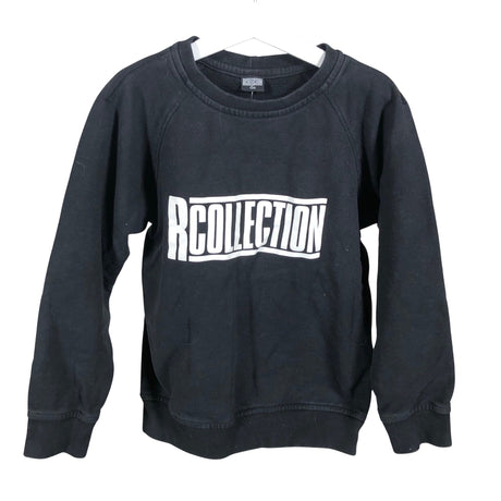 Unisex R-collection - Dressikangast pluus, suurus 128 - 134 - Must ()