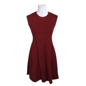 Unisex Uniqlo - Trikotaažist kleit, suurus 36 - Veinipunane (1)