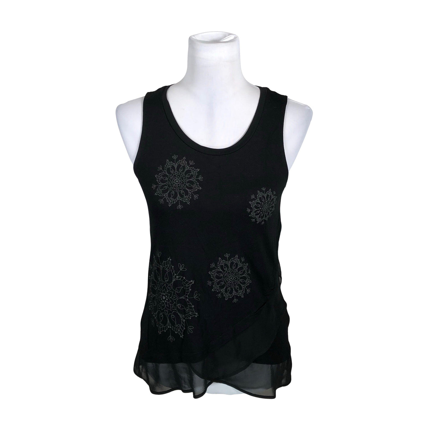 Unisex Desigual - Trikotaažist topp, suurus 38 - Must (1)