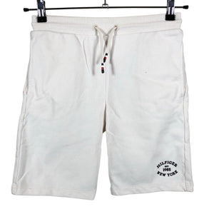 Unisex Tommy Hilfiger - Dressikangast lühikesed püksid, suurus 158 - 164 - Looduslik valge (1)