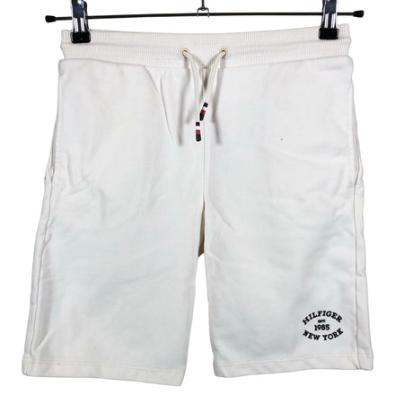 Unisex Tommy Hilfiger - Dressikangast lühikesed püksid, suurus 158 - 164 - Looduslik valge ()