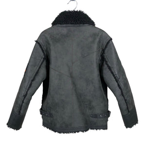 Unisex Diesel - Kunstkarusnahast mantel, suurus 122 - 128 - Pruun (2)