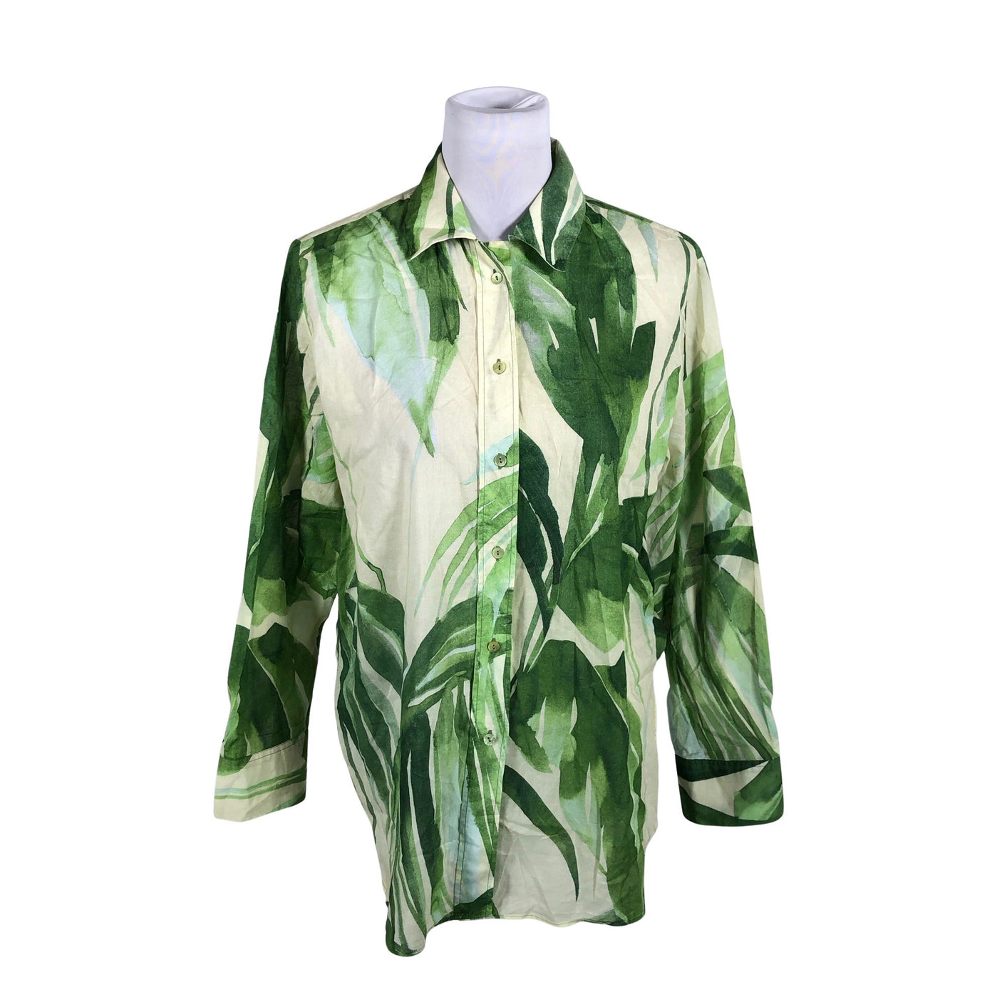 Unisex Massimo Dutti - Triiksärk, suurus 38 - Roheline (1)
