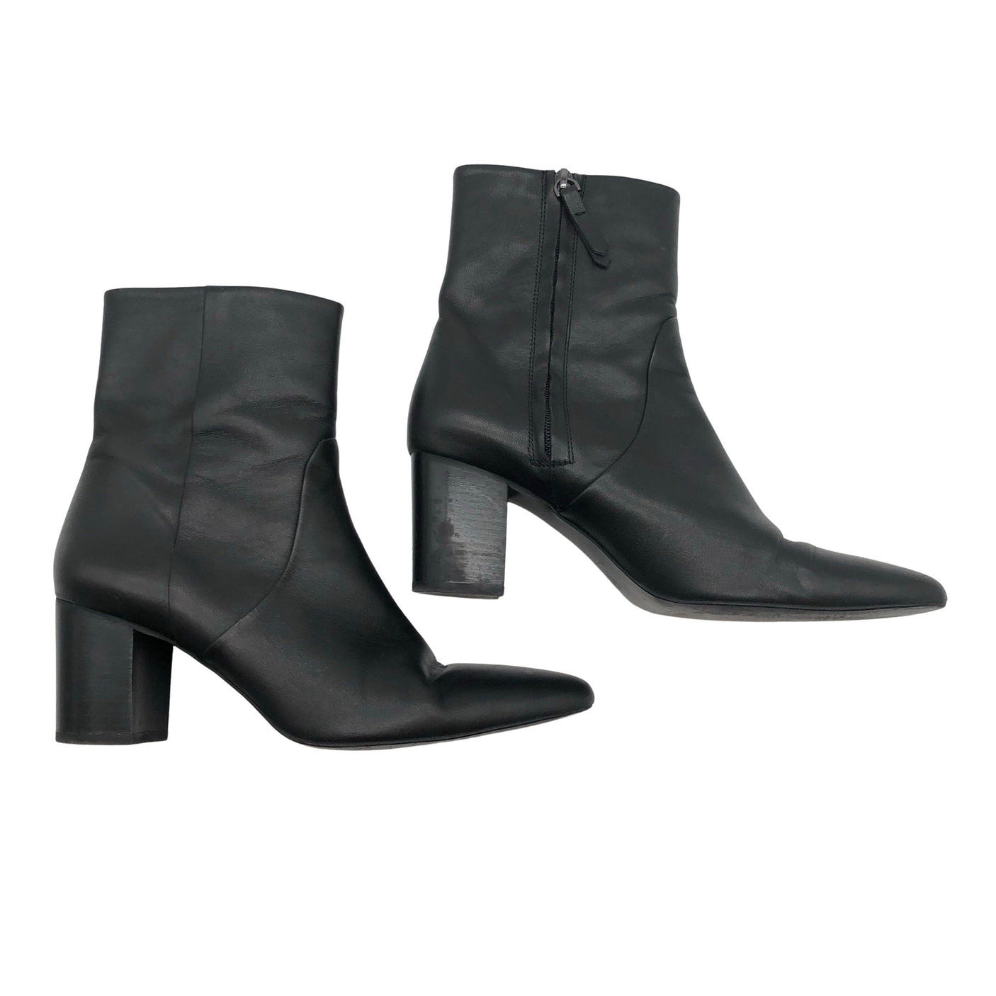 Unisex Massimo Dutti - Poolsaapad, suurus 39 - Must (1)
