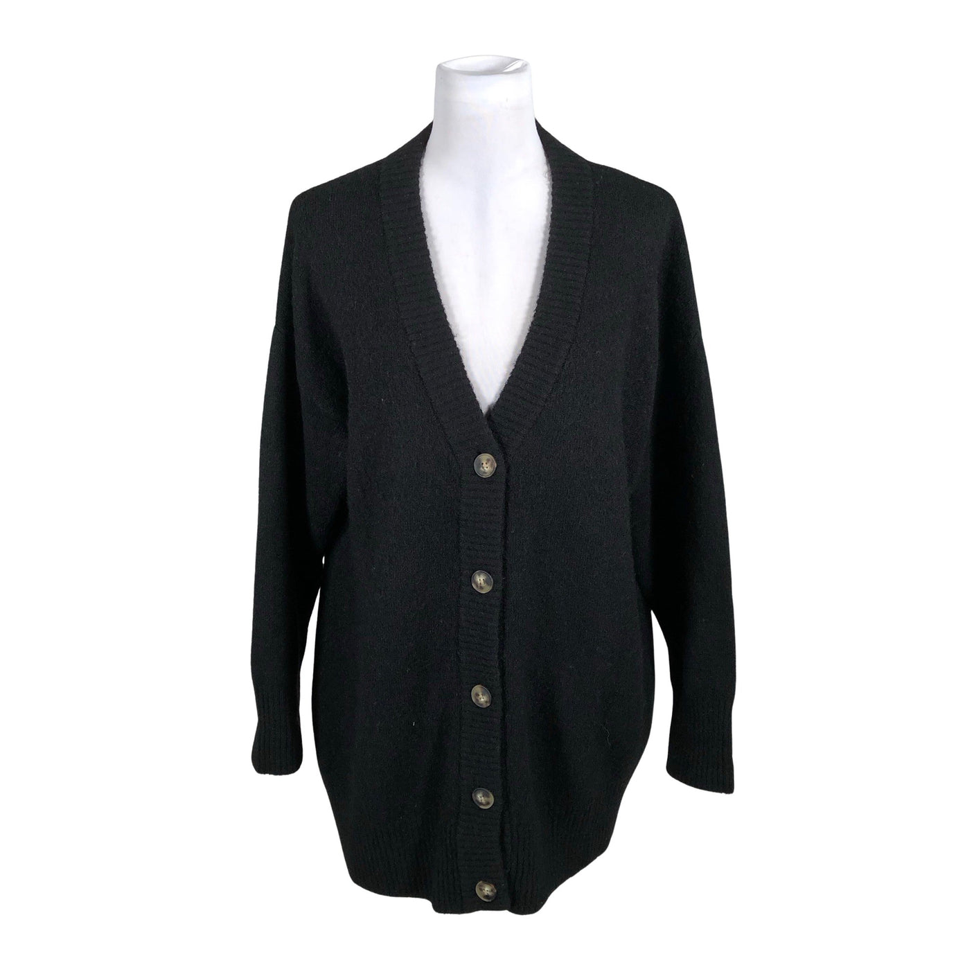Unisex Selected - Kardigan, suurus 38 - Must (1)