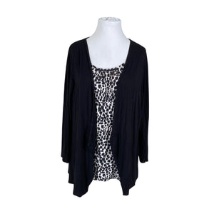 Unisex Gerry Weber - Trikotaažist pluus, suurus 48 - Must (1)
