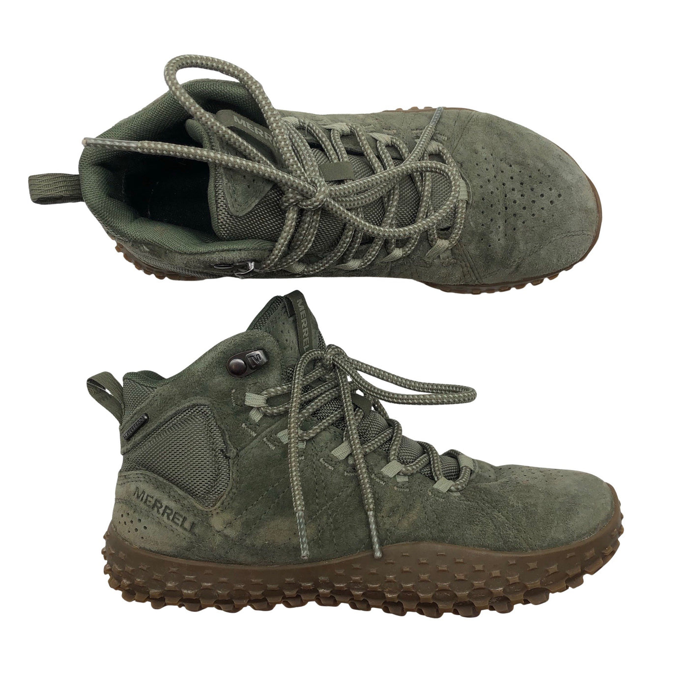 Unisex Merrell - Matkasaapad, suurus 38 - Roheline (1)