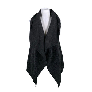 Unisex Alppivilla - Kootud vest, suurus 38 - Hall (1)