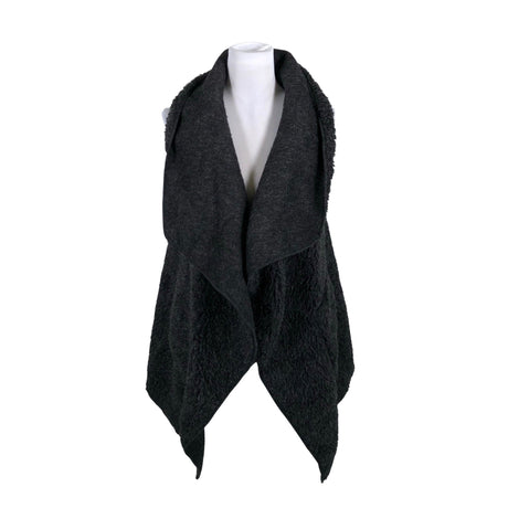 Unisex Alppivilla - Kootud vest, suurus 38 - Hall ()