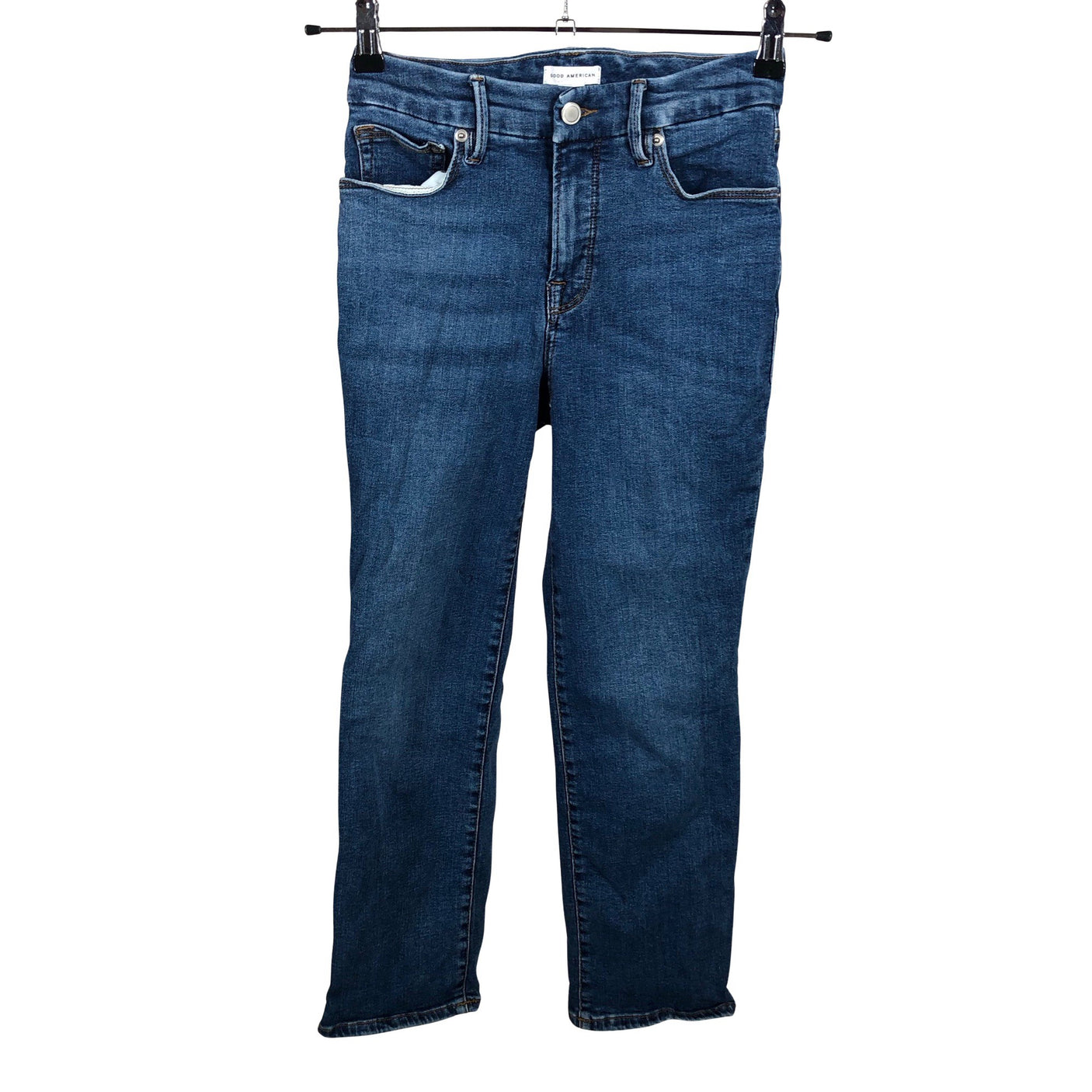 Unisex Good American - Teksad, suurus W27 - Sinine (1)