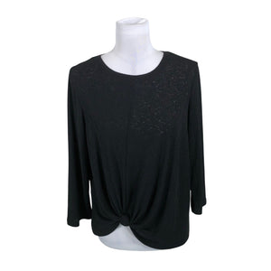 Unisex Fire&Glory - Trikotaažist pluus, suurus 40 - Must (1)
