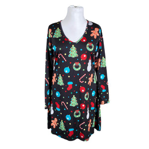 Unisex Rosegal - Trikotaažist kleit, suurus 44 - Must (1)