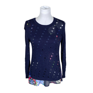 Unisex Desigual - Kampsun, suurus 40 - Sinine (1)