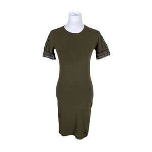 Unisex Superdry - Trikotaažist kleit, suurus 34 - Roheline (1)