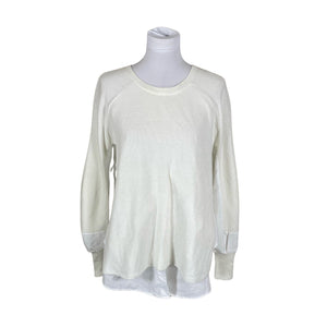 Unisex Nü - Kootud tuunika, suurus 38 - Valge (1)