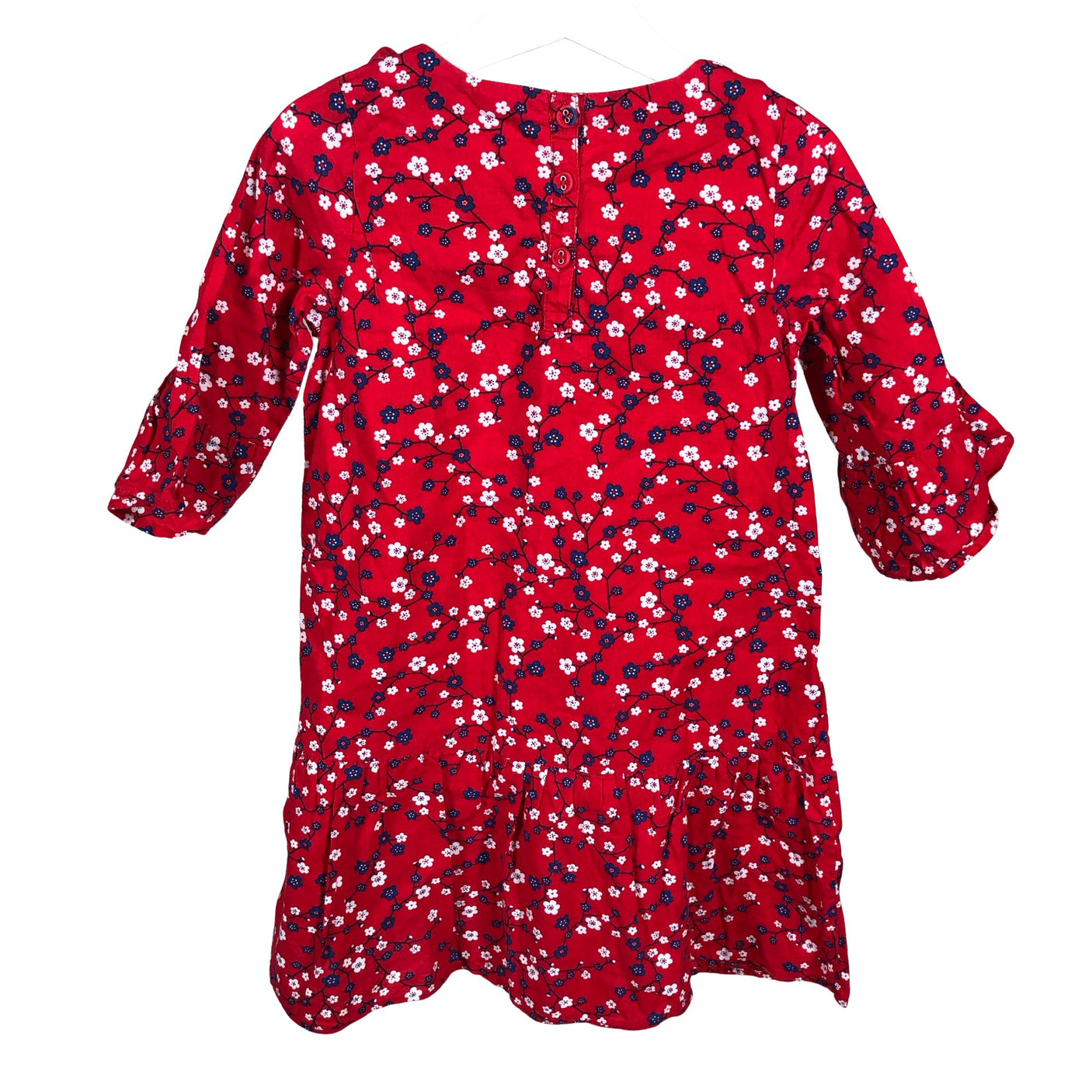 Unisex Polarn O. Pyret - Mitteveniv kleit, suurus 98 - 104 - Punane (2)
