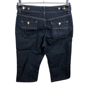 Unisex Filippa K. - Teksast poolpikad püksid, suurus W32 - Sinine (2)