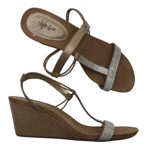 Unisex Style & Co - Kontsaga rihmikud, suurus 41 - Beige (1)
