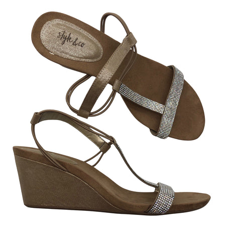 Unisex Style & Co - Kontsaga rihmikud, suurus 41 - Beige ()