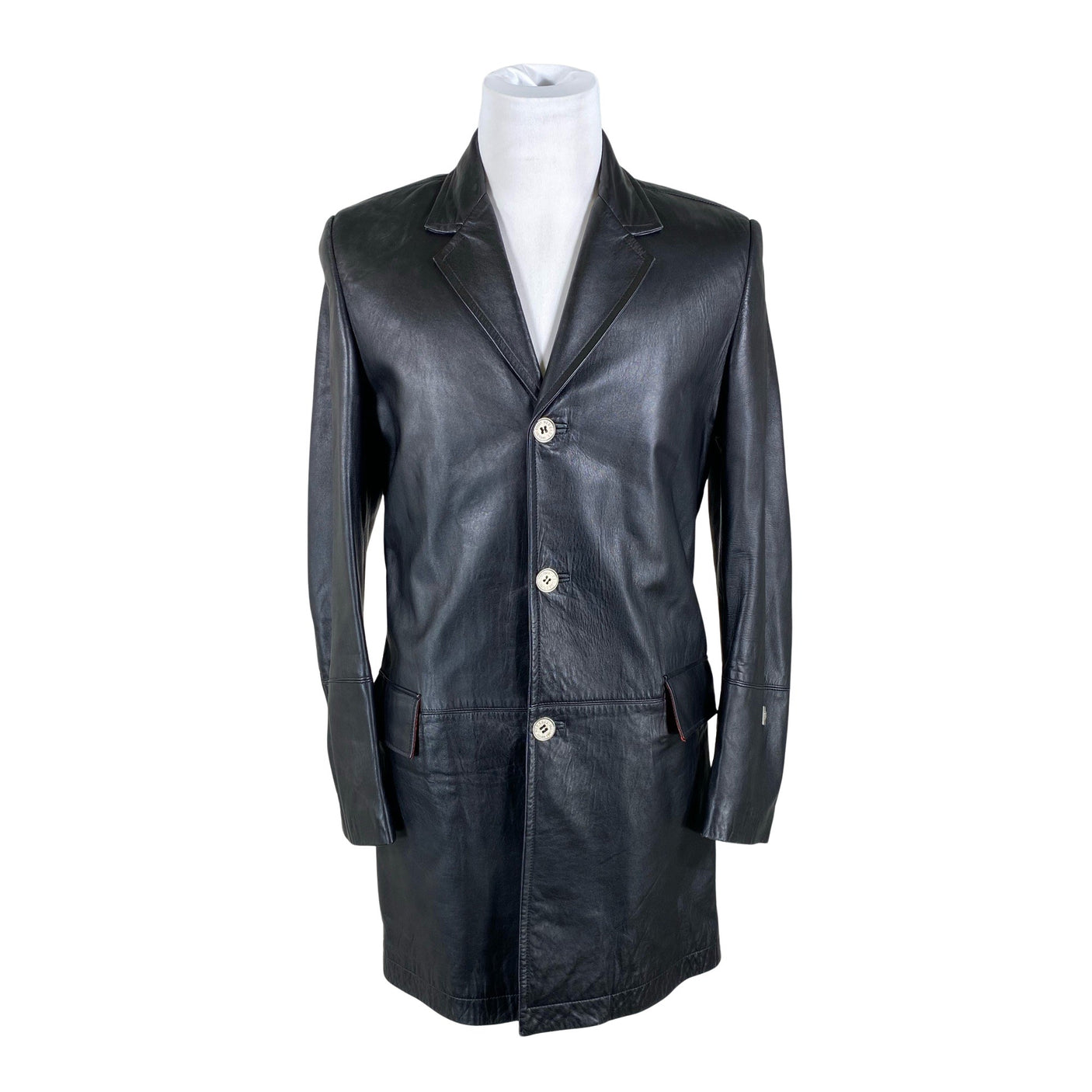 Unisex Versace Jeans Couture - Nahktagi, suurus S - Must (1)