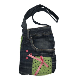Unisex Handmade - Käekott, suurus Mini - Sinine (1)