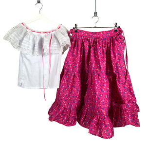 Unisex Handmade - Pidulik seelik, suurus 128 - 134 - Roosa (1)