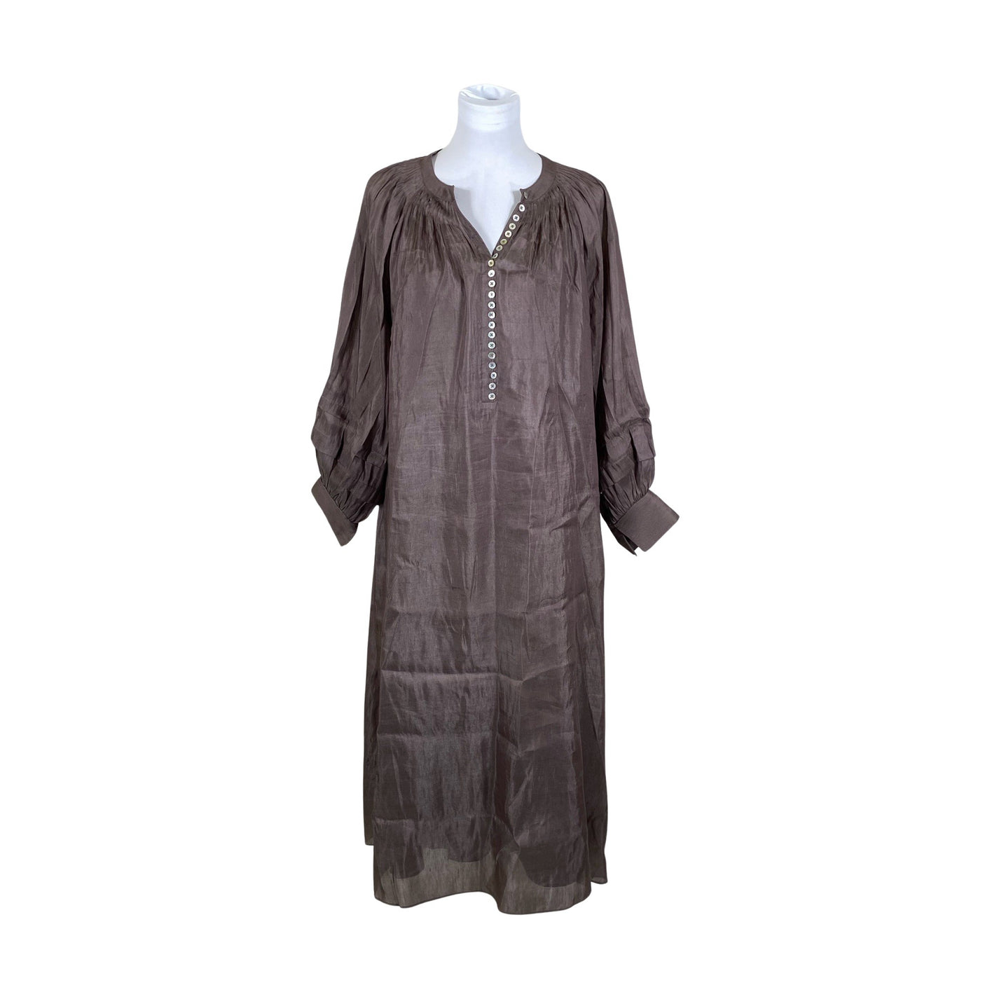 Unisex Massimo Dutti - Õhuke kleit, suurus 40 - Pruun (1)
