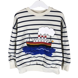 Unisex Mini Rodini - Dressikangast pluus, suurus 116 - 122 - Valge (1)