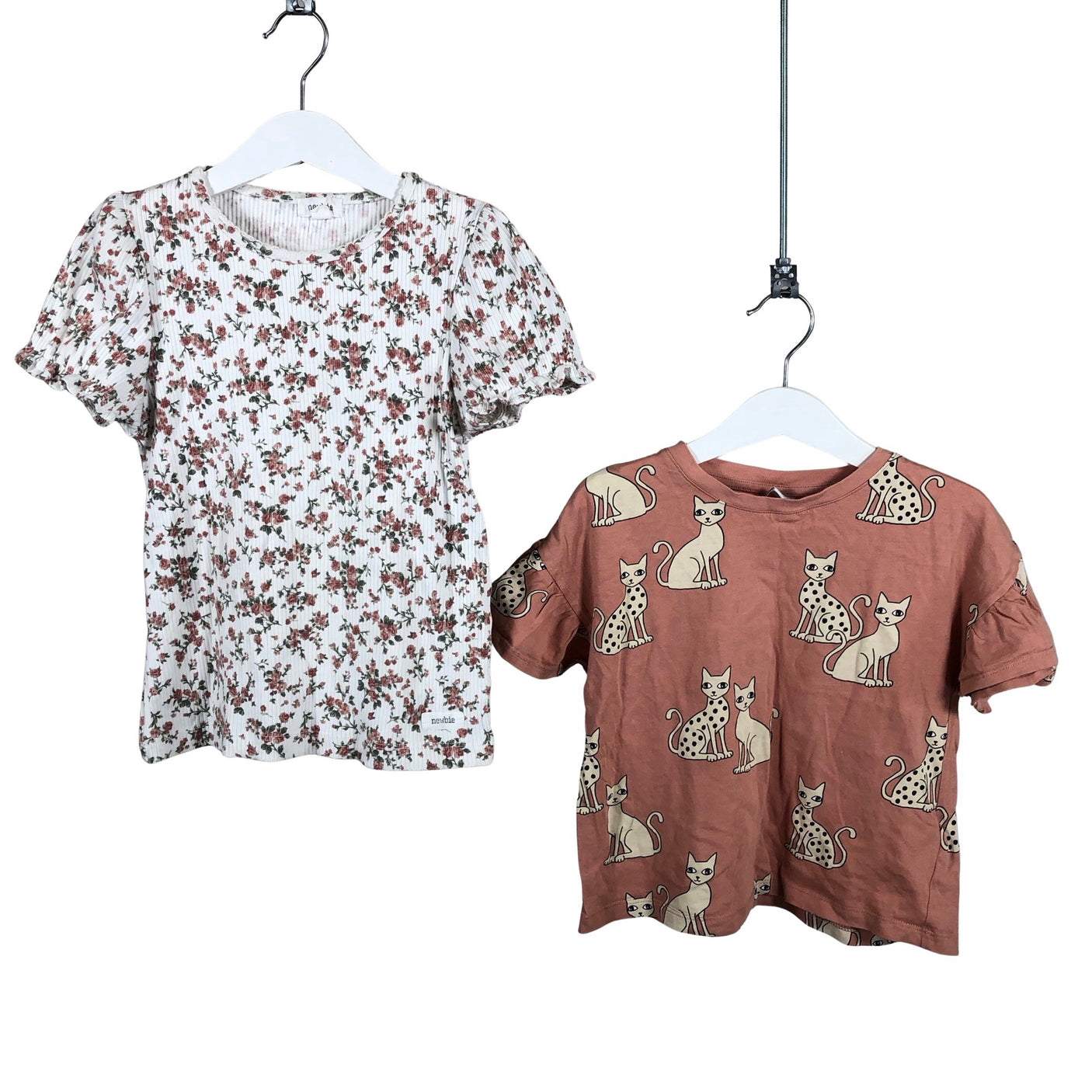 Unisex Lindex - T-särk, suurus 104 - 110 - Heleroosa (1)