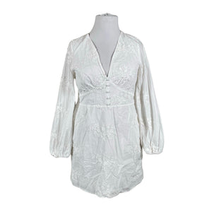 Unisex Lindex - Mitteveniv tuunika, suurus 44 - Valge (1)
