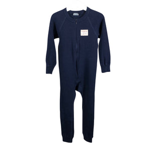 Unisex Ruskovilla - Villane kombinesoon, suurus 104 - 110 - Sinine (1)
