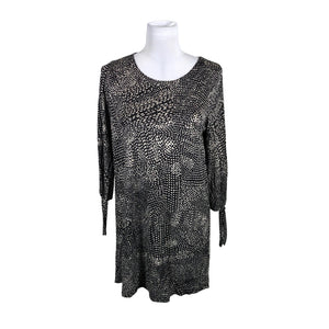 Unisex Lindex - Trikotaažist tuunika, suurus 38 - Must (1)
