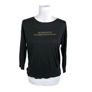 Unisex Massimo Dutti - Trikotaažist pluus, suurus 38 - Must (1)