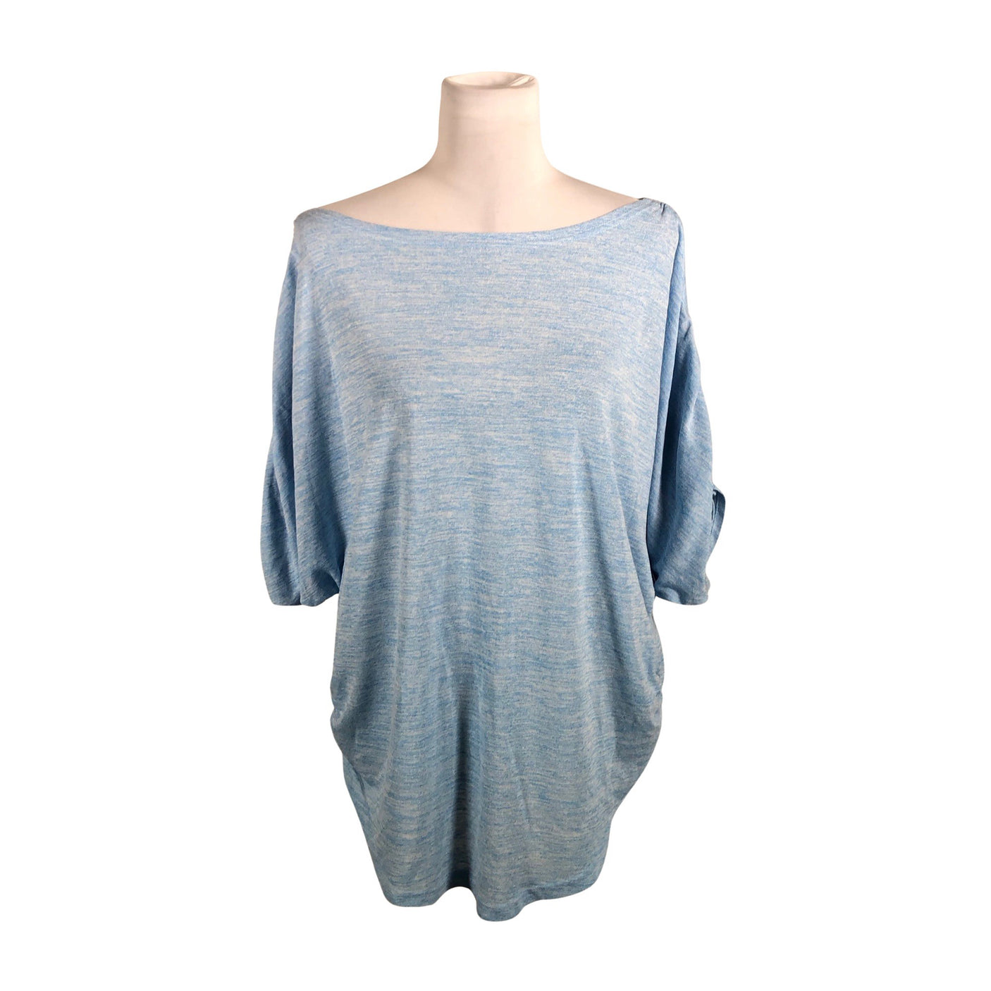 Unisex Chica London - Trikotaažist tuunika, suurus 36 - Helesinine (1)