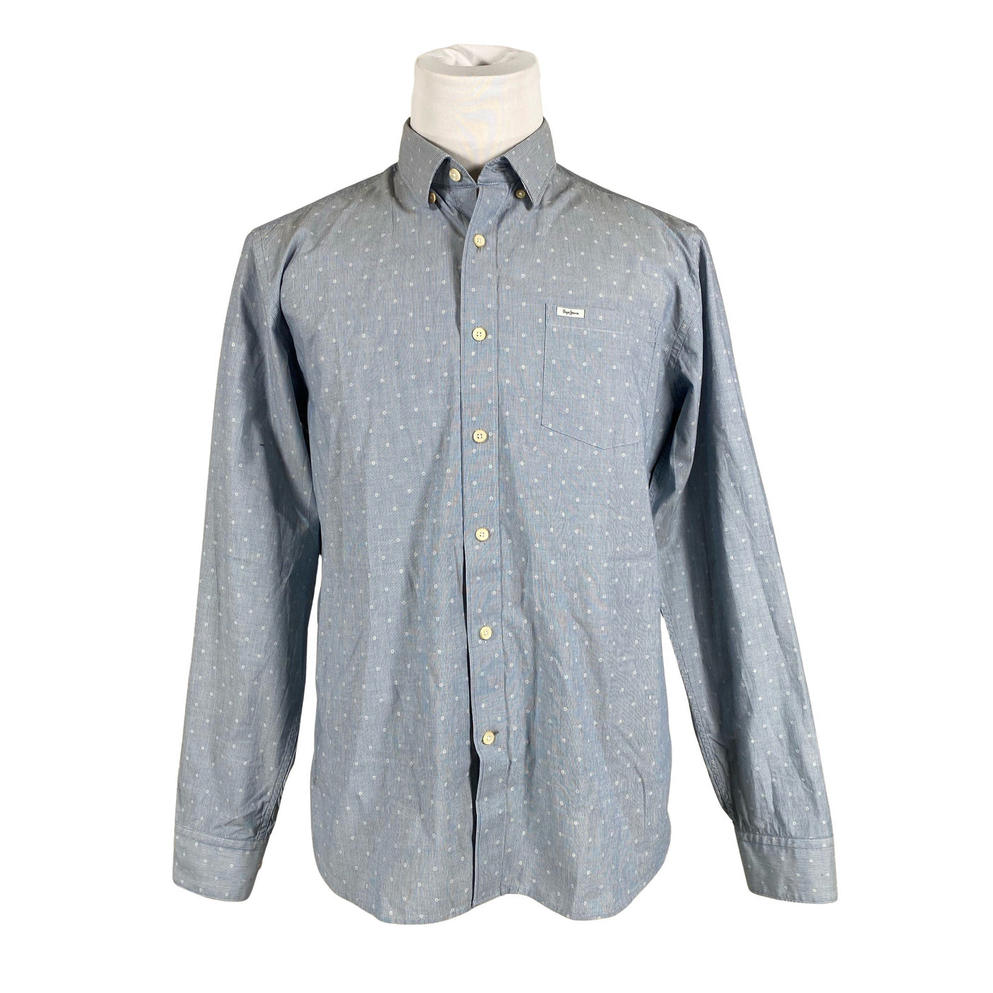 Unisex Pepe Jeans - Triiksärk, suurus L - Helesinine (1)