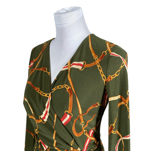 Unisex Lauren Ralph Lauren - Trikotaažist kleit, suurus 40 - Roheline (2)
