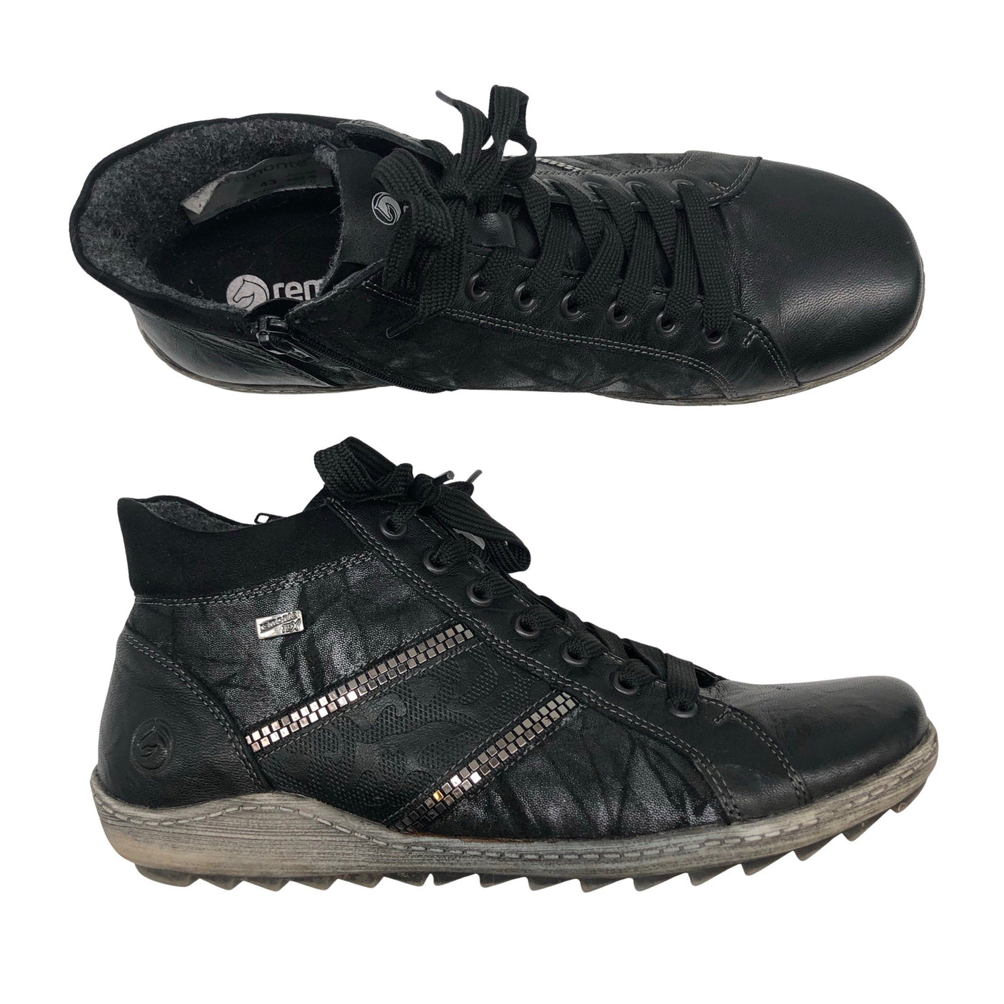 Unisex Remonte - Poolsaapad, suurus 43 - Must (1)